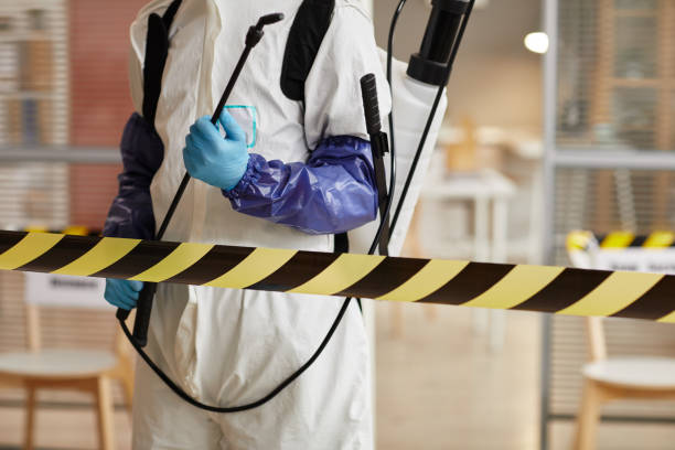 Professional Biohazard technician working in Crockett, TX